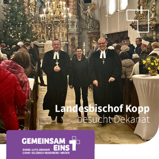 v.l.: Lanedesbischof Christian Kopp, Dekanin Dittmar, Dekan Guba