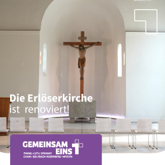 Blick in den renovierten Altarraum in Tirschenreuth