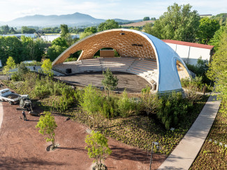 Bühne auf der Landesgartenschau